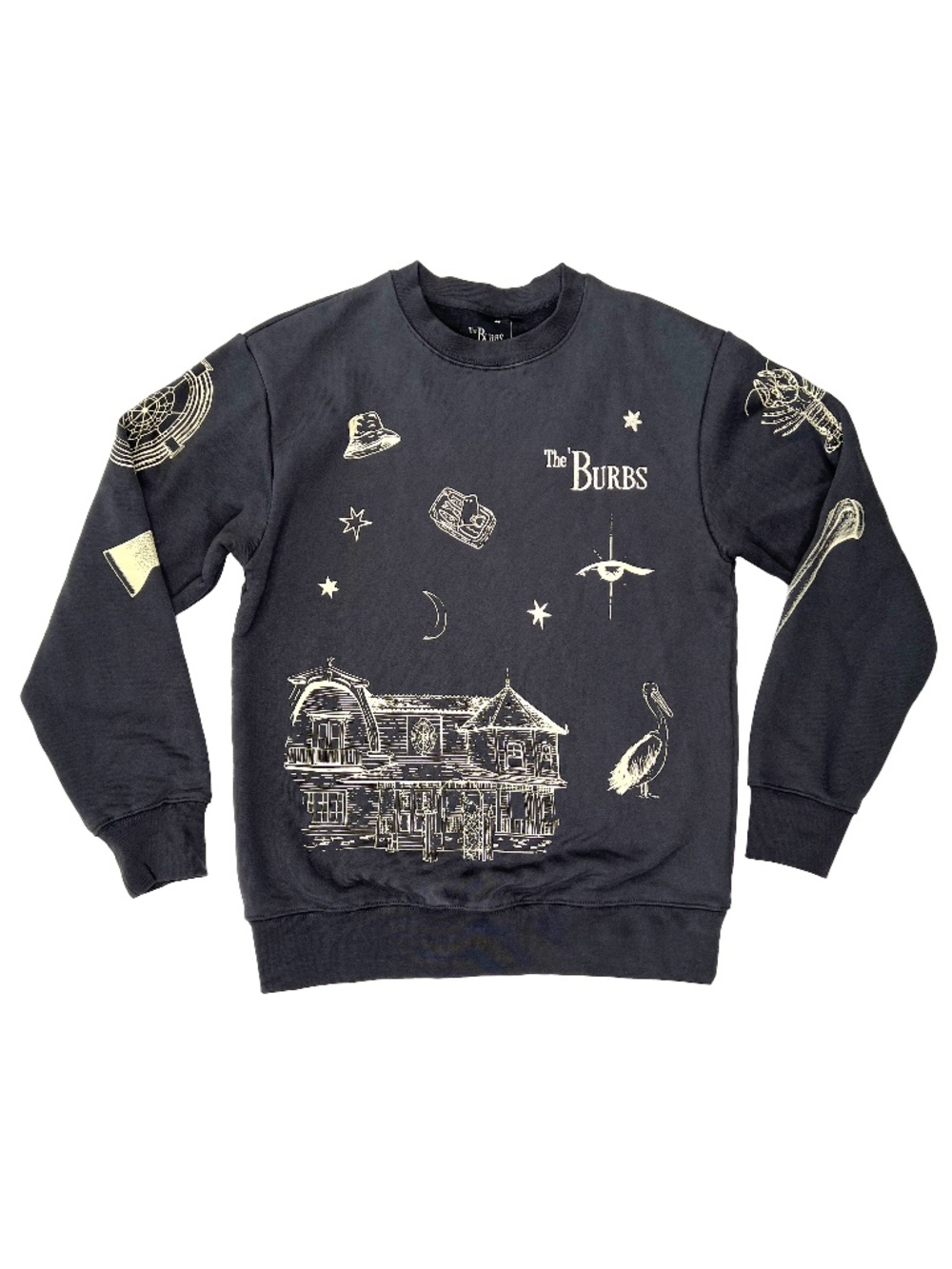 The Burbs Embroidered Heavyweight Sweatshirt “That’s the Burbs Babes”